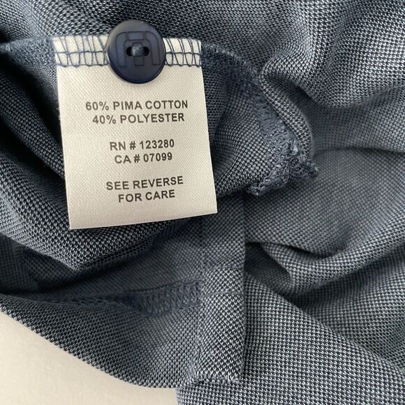 Travis Mathew Polo Shirt Mens Size Large Blue Golf Short Sleeves Pickleball - Picture 7 of 9